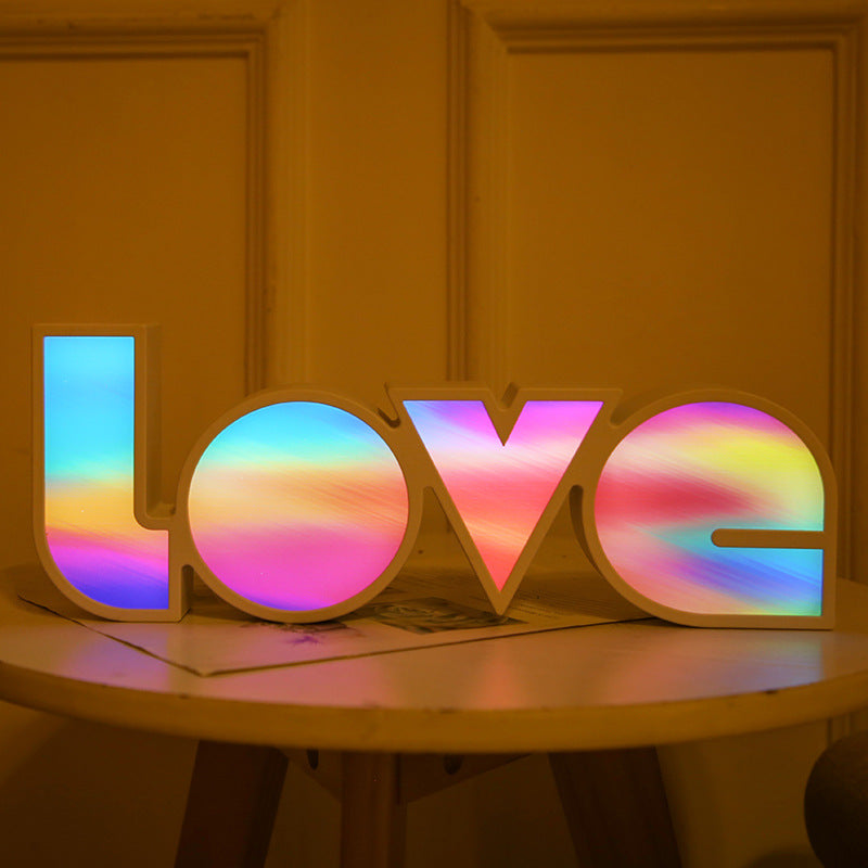 Valentines day decor LED LOVE