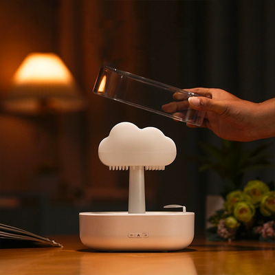 Rain cloud night light humidifier