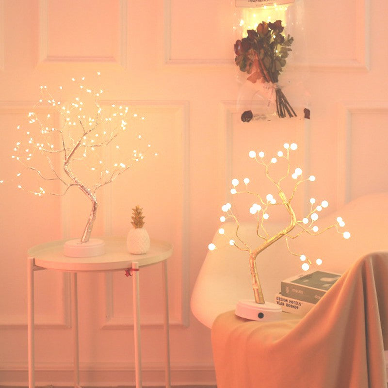 LED Pearl Tree Starry Touch Light