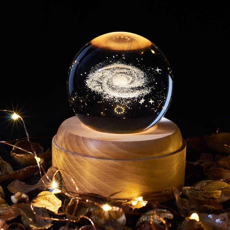 Crystal ball night light