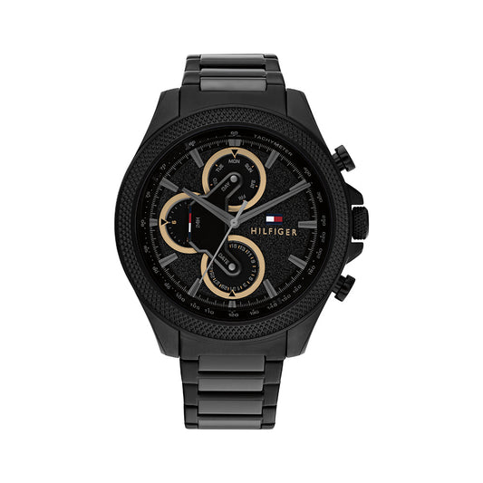 Men Clark Black 46Mm Watch