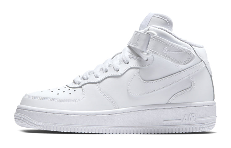 (GS) Nike Air Force 1 Mid 'Triple White'  314195-113