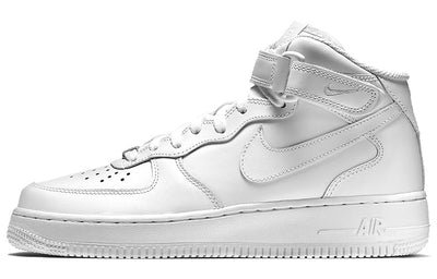 (WMNS) Nike Air Force 1 Mid 07 Leather 'Triple White' 366731-100