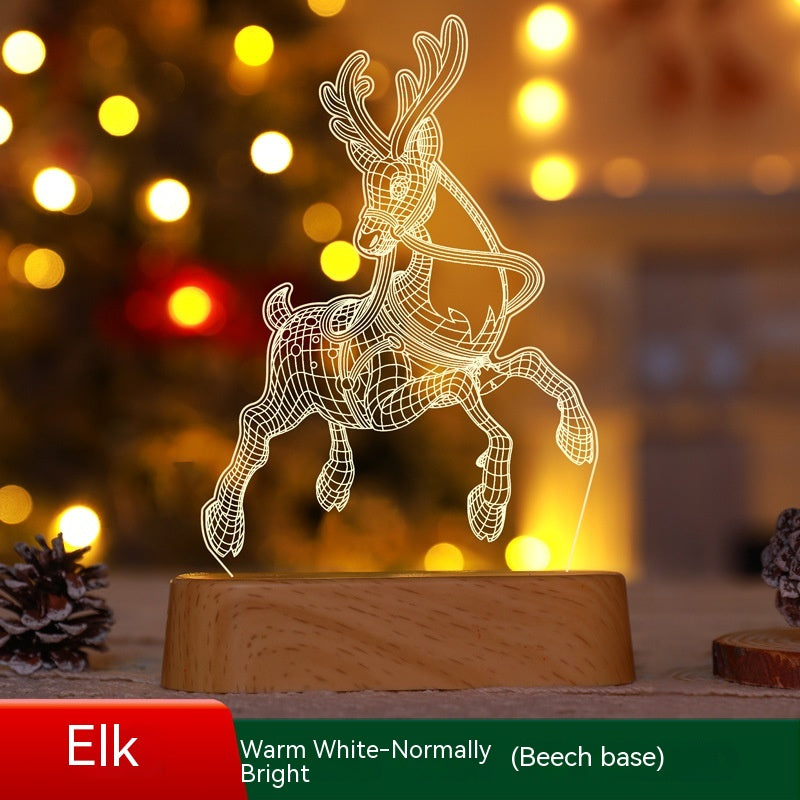 Christmas decoration 3D lamp