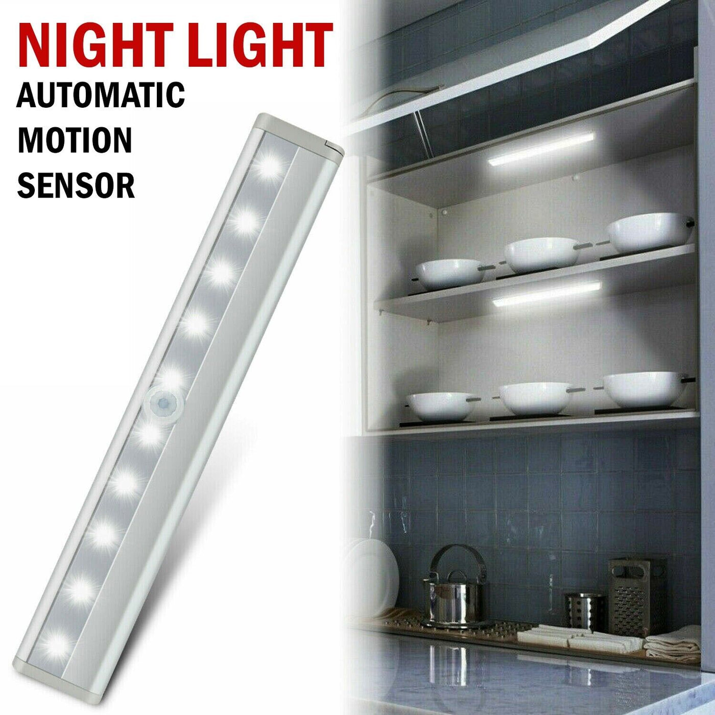 Rechargeable LED Motion Sensor Light