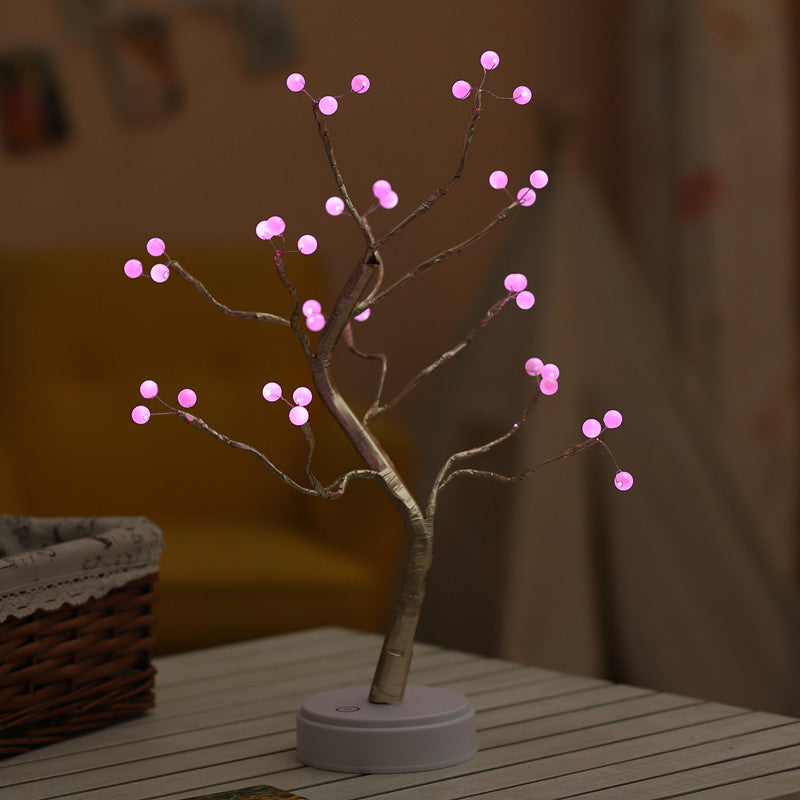 LED Pearl Tree Starry Touch Light