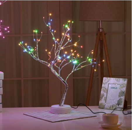 LED Pearl Tree Starry Touch Light