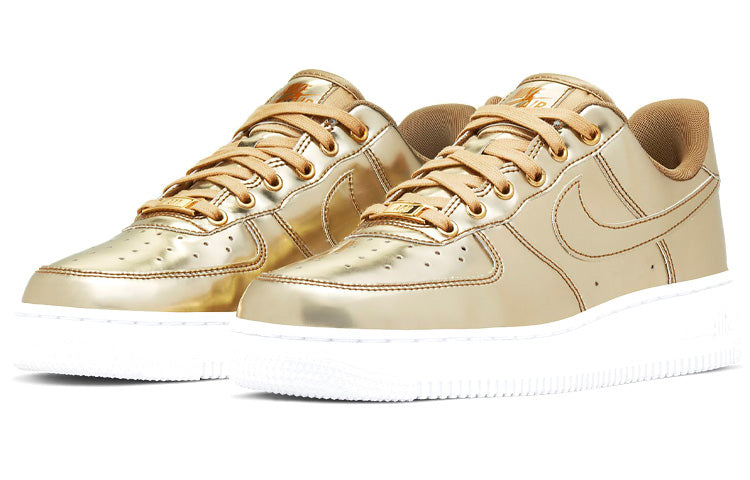 (WMNS) Nike Air Force 1 SP 'Liquid Metal - Gold' CQ6566-700