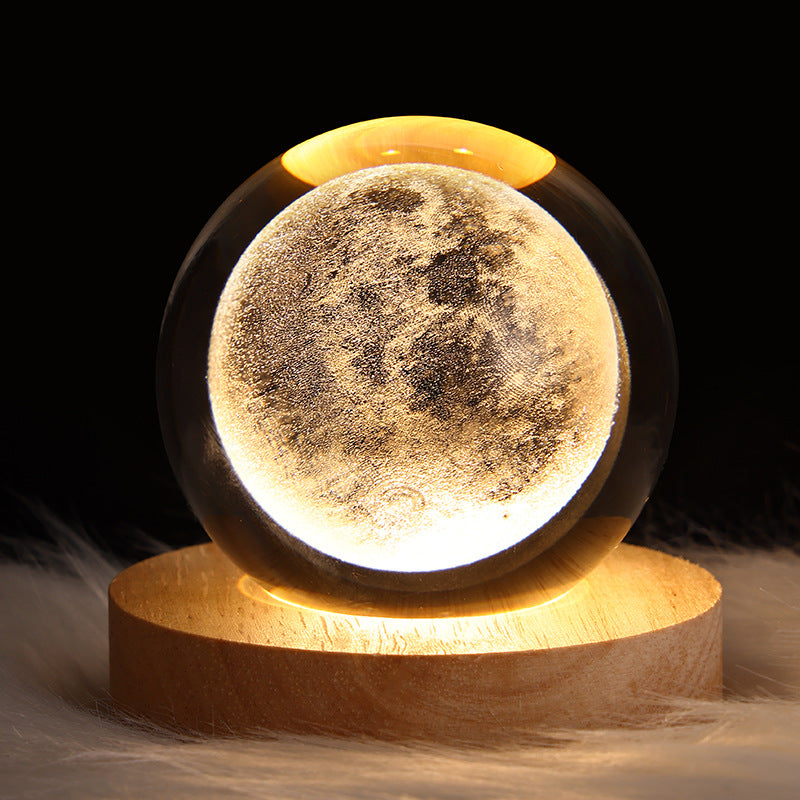 Night light crystal ball