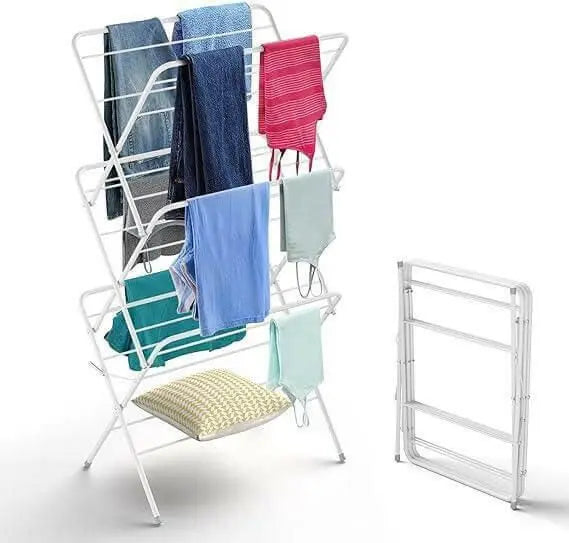 3-Tier Clothes Drying Stand- Rack for Air Drying Clothing