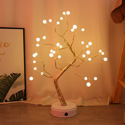 LED Pearl Tree Starry Touch Light