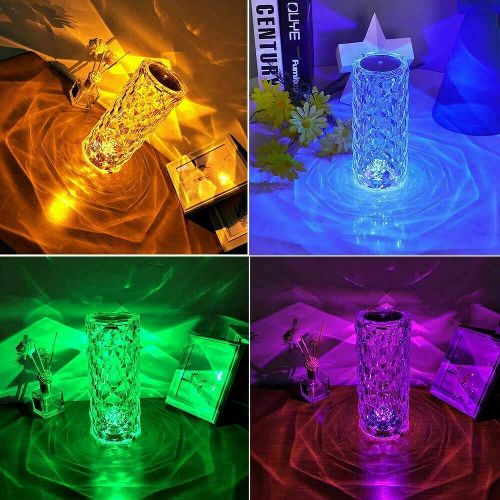 LED Crystal Table Lamp