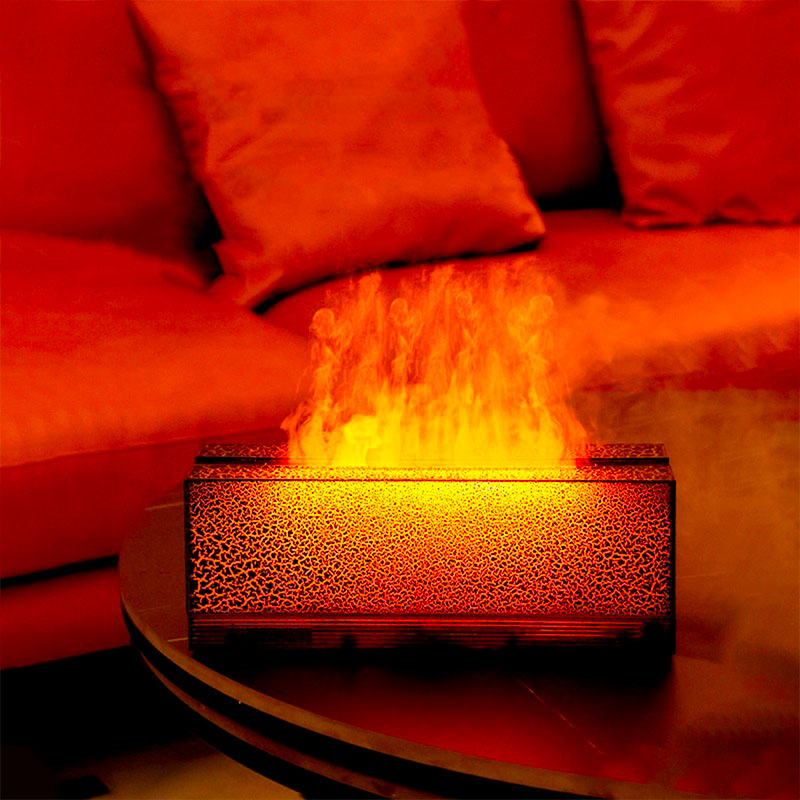 Colorful flame aroma diffuser