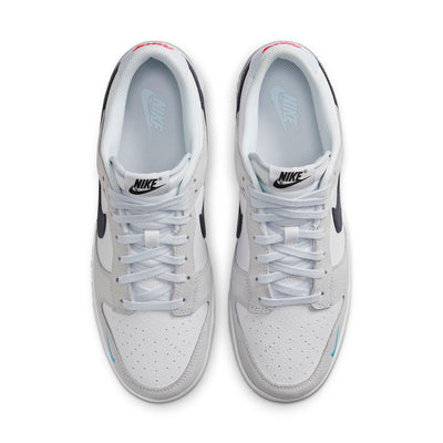 Nike Dunk Low 'Mini Swoosh - White Grey Navy Aqua' FJ4227-001