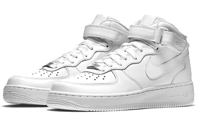 (WMNS) Nike Air Force 1 Mid 07 Leather 'Triple White' 366731-100