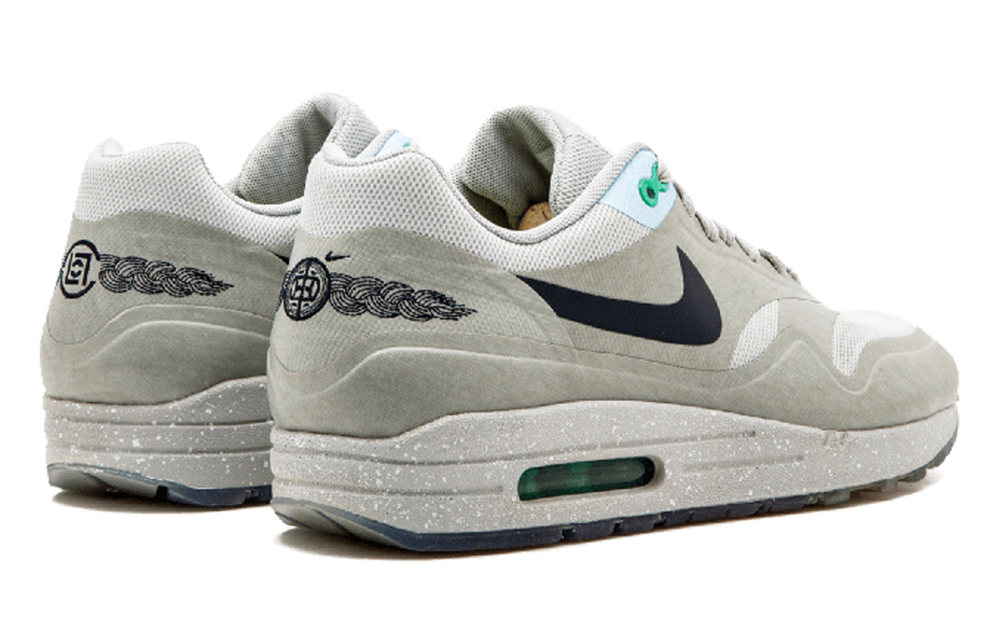 Nike CLOT x Air Max 1 'Kiss of Death - Neutral Grey' 636462-043