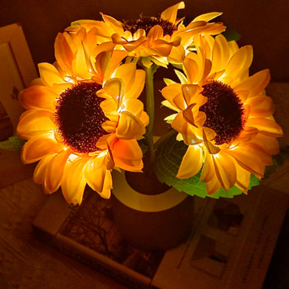 Sunflower lamp