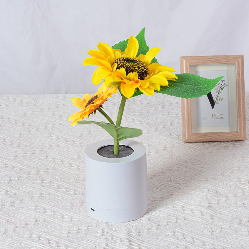 Sunflower lamp