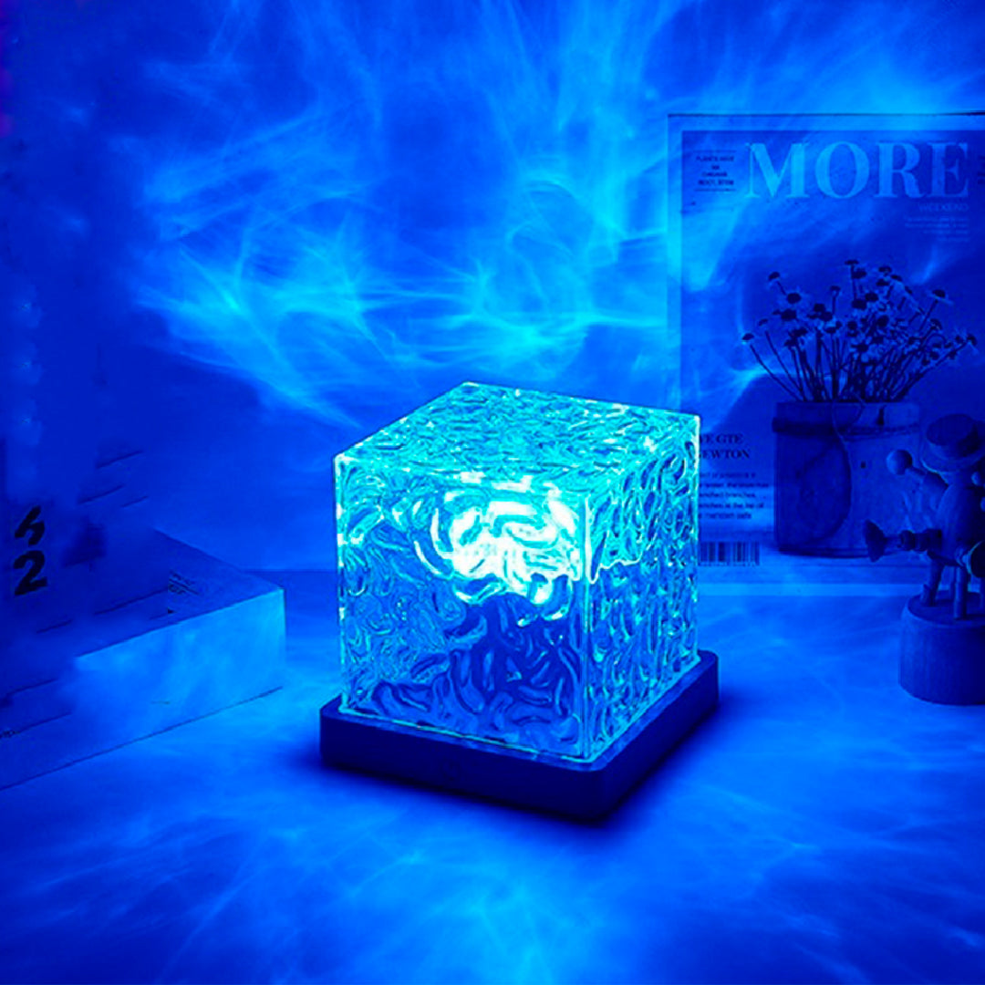 Night light crystal table lamp