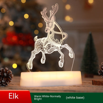 Christmas decoration 3D lamp