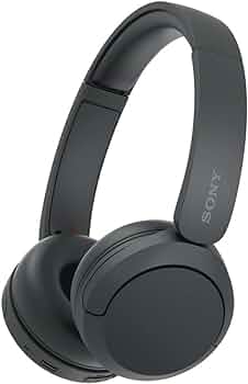 Sony Bluetooth headset Over-Ear Headphone with Microphone for Phone Calls WH-CH520, Black