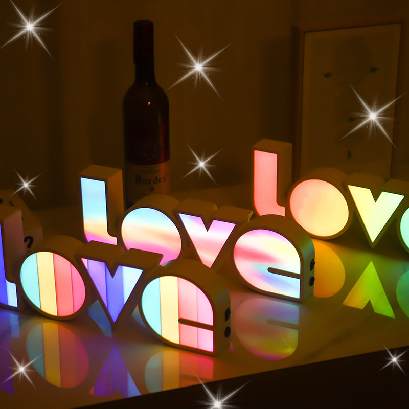 Valentines day decor LED LOVE