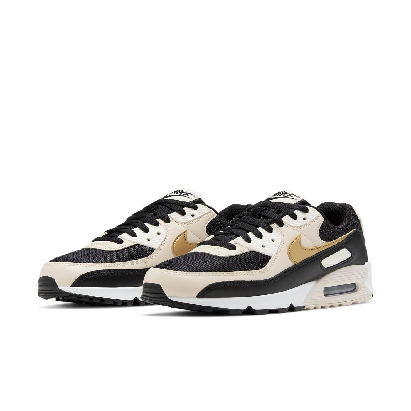 (WMNS) Nike Air Max 90 'Black Metallic Gold' DB9578-001