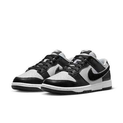 Nike Dunk Low 'Chenille Swoosh - Black Grey Fog' DQ7683-001