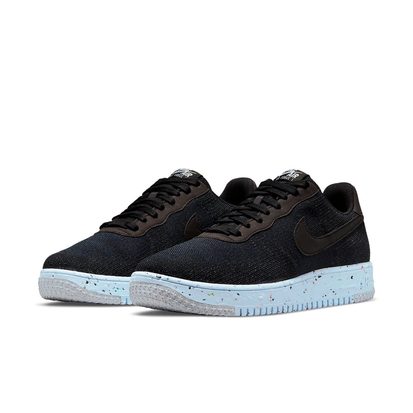 Nike Air Force 1 Crater Flyknit 'Black Chambray Blue' DC4831-001