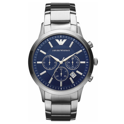 Men Silver 43mm Watch