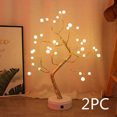 LED Pearl Tree Starry Touch Light