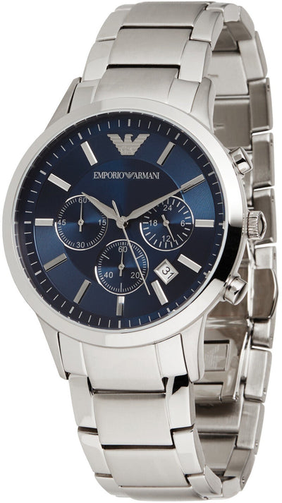 Men Silver 43mm Watch