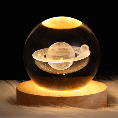 Night light crystal ball