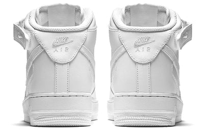 (WMNS) Nike Air Force 1 Mid 07 Leather 'Triple White' 366731-100