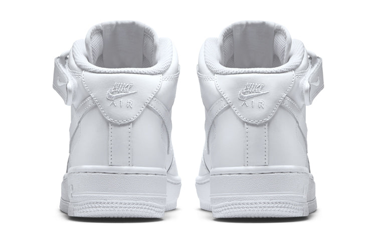 (GS) Nike Air Force 1 Mid 'Triple White'  314195-113