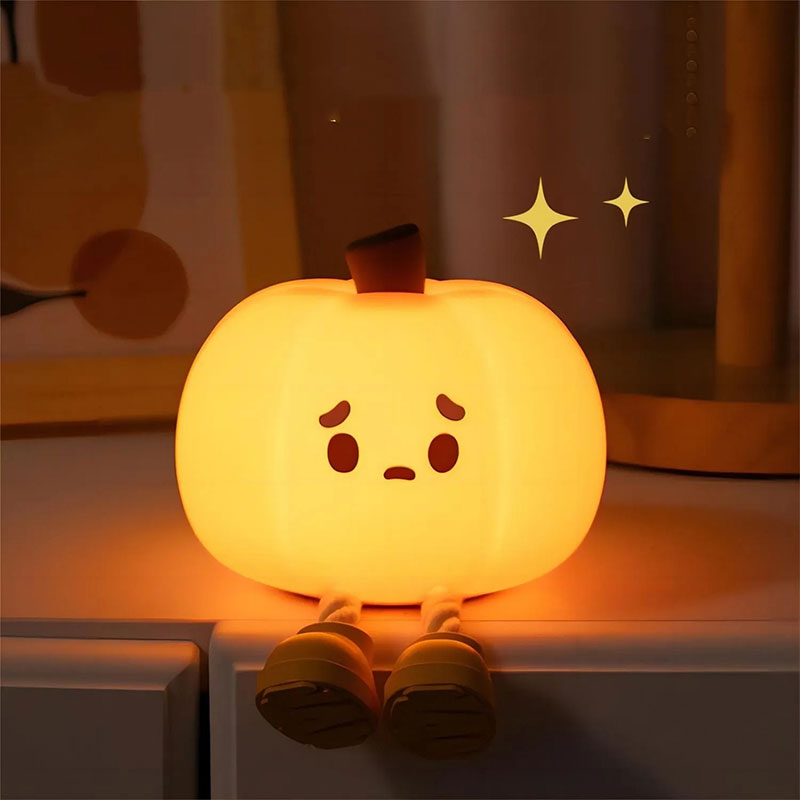 Halloween pumpkin night light