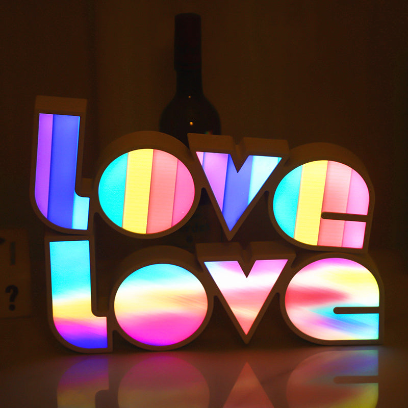 Valentines day decor LED LOVE