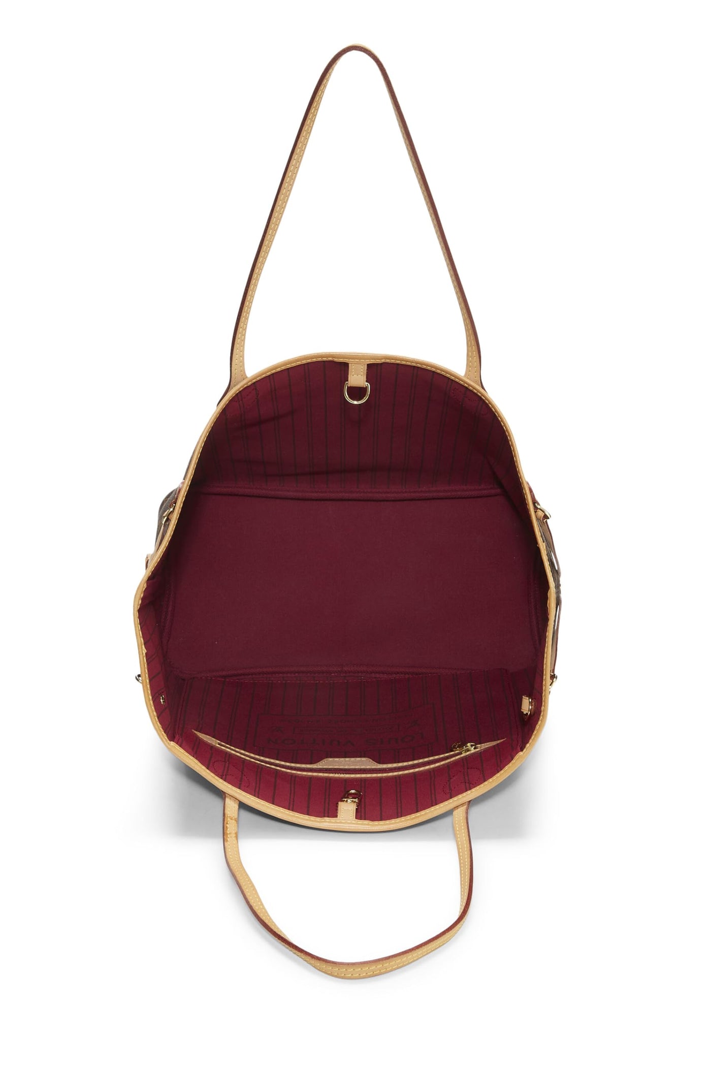 Louis Vuitton, Pre-Loved Burgundy Monogram Canvas Neo Neverfull MM, Burgundy