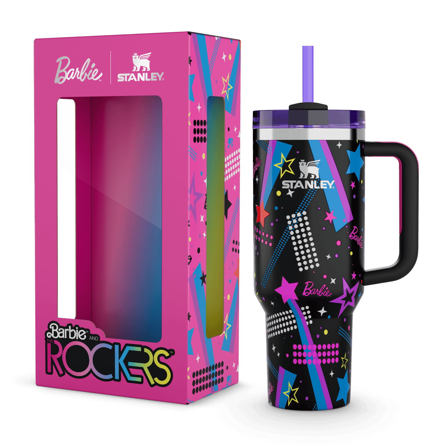 The Barbie™ x Stanley ’80s Rockers Quencher | 1.2L