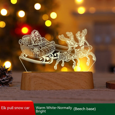 Christmas decoration 3D lamp