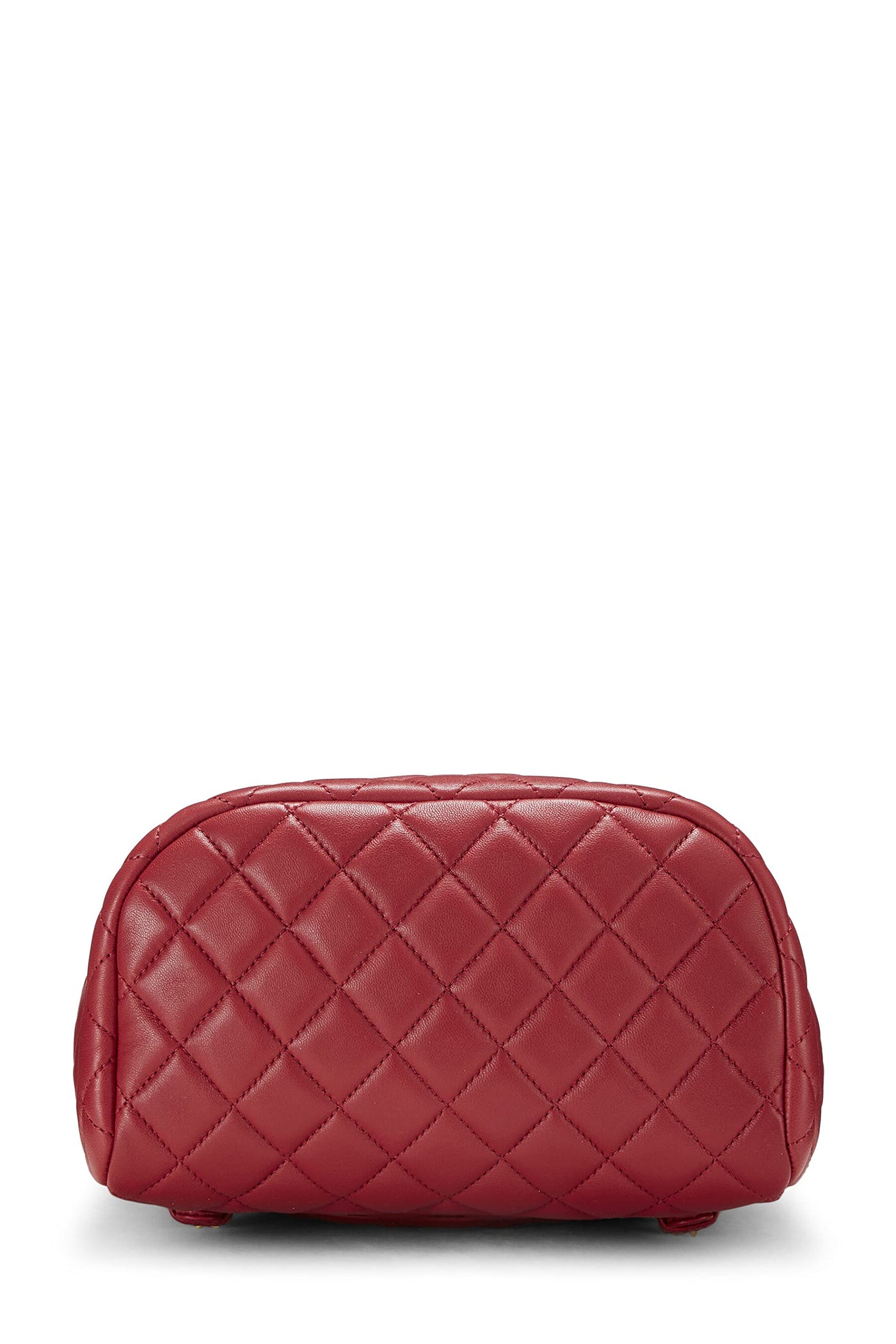 Chanel, Pre-Loved Red Quilted Lambskin Urban Spirit Backpack Small, Red