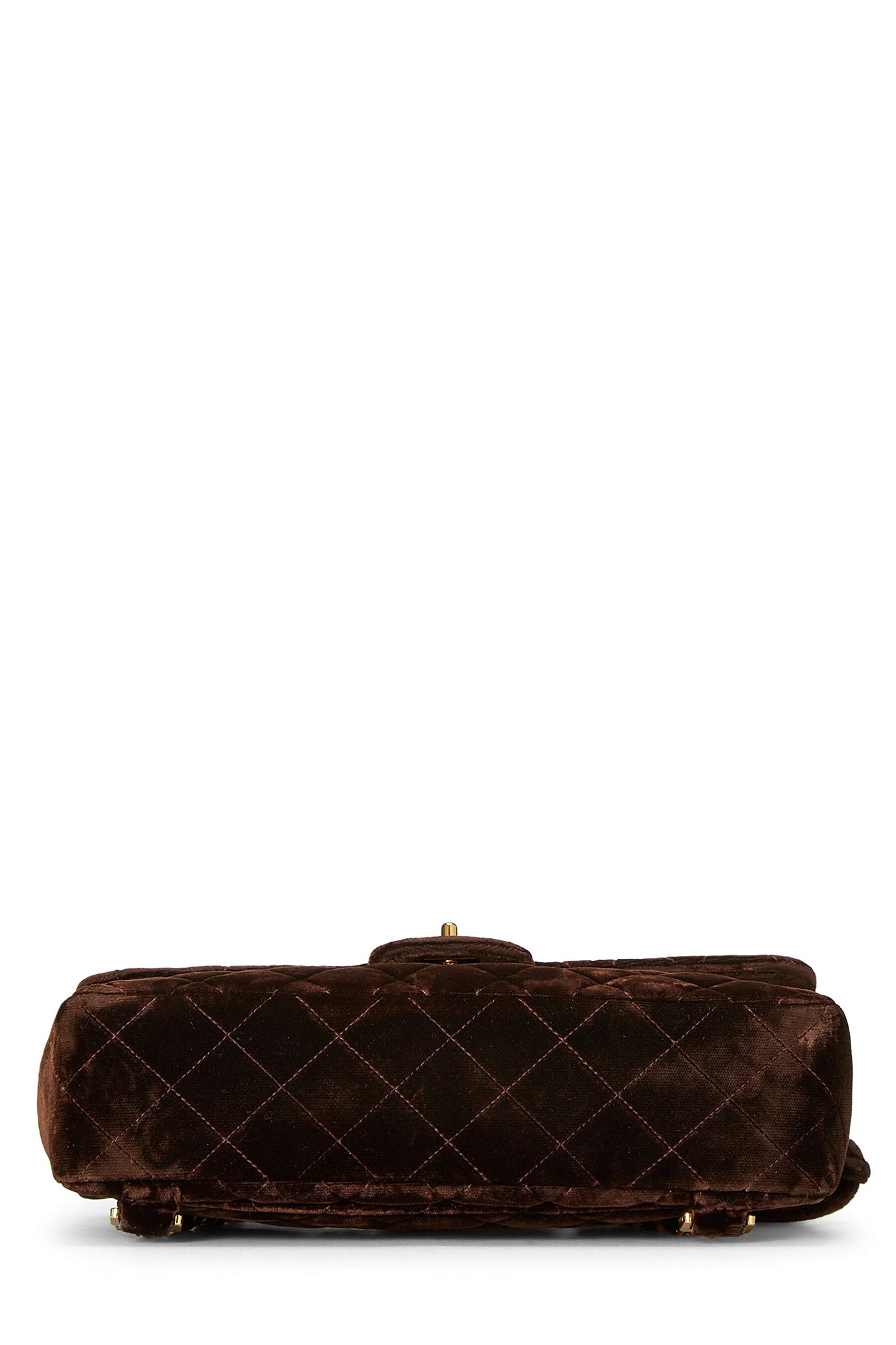 Chanel, Pre-Loved Brown Quilted Velvet Classic Flap Backpack, Brown