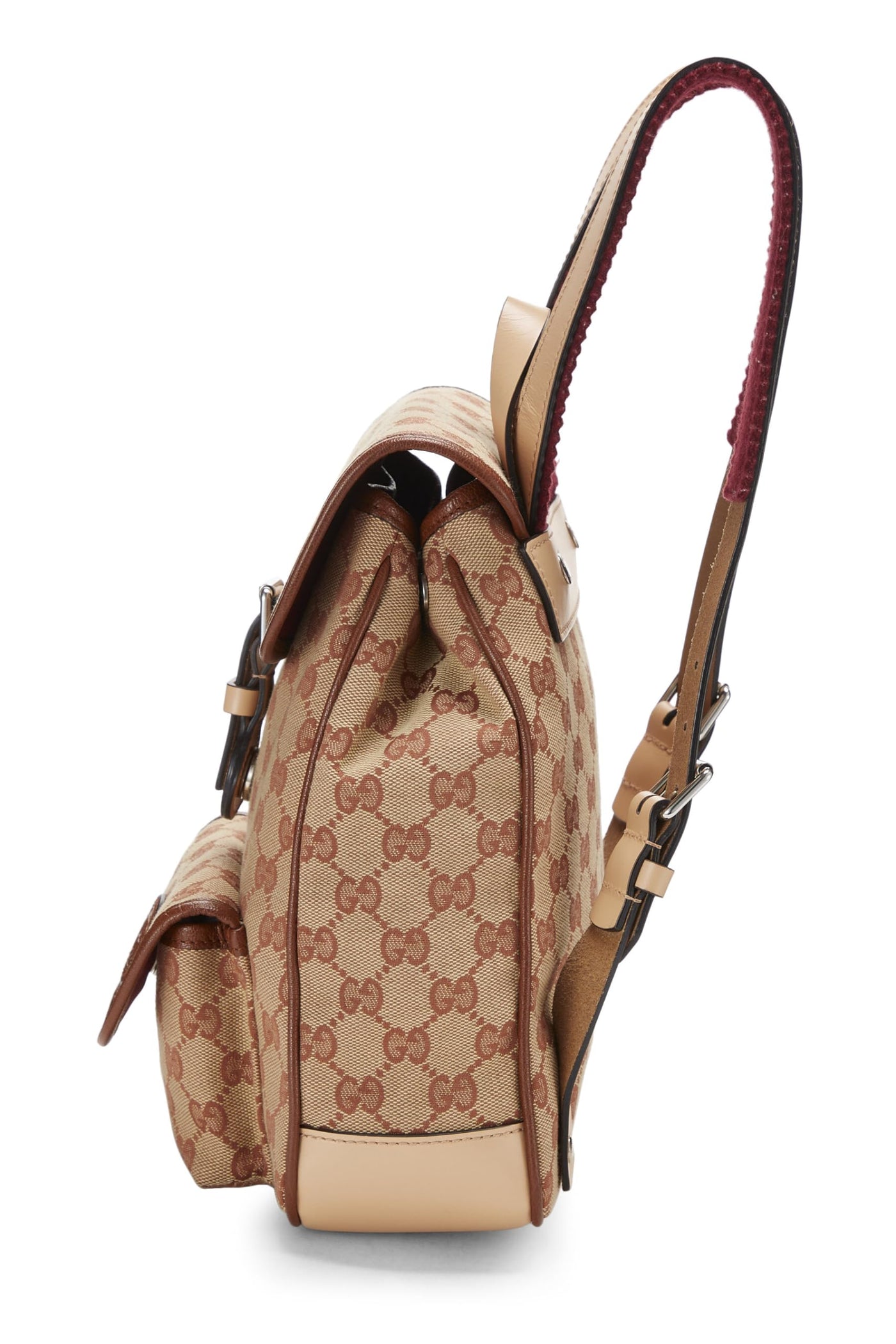 Gucci, Pre-Loved Original GG Canvas Kids Backpack, Brown