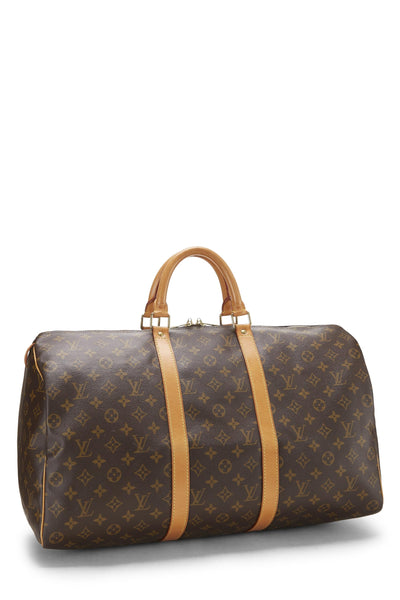 Louis Vuitton, Pre-Loved Monogram Canvas Keepall 50, Brown