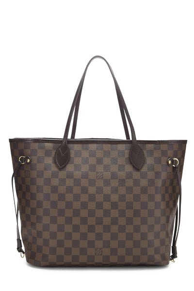 Louis Vuitton, Pre-Loved Damier Ebene Neverfull MM, Brown