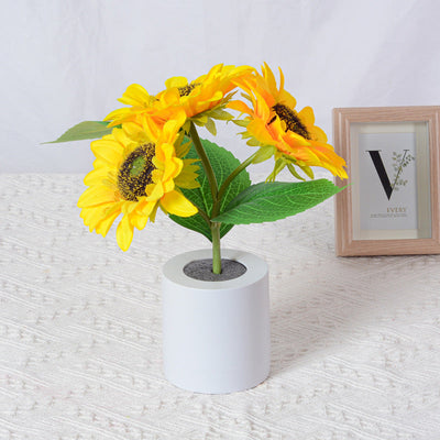 Sunflower lamp