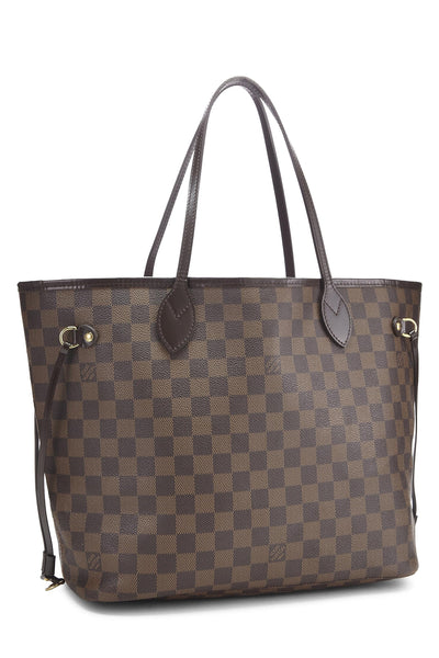 Louis Vuitton, Pre-Loved Damier Ebene Neverfull MM, Brown