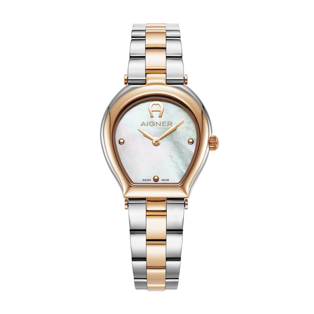 Women Trani Silver/Rose Gold 34mm Watch