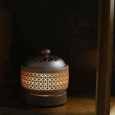 Ceramic Electric Incense Burner, Electronic Aroma Diffuser