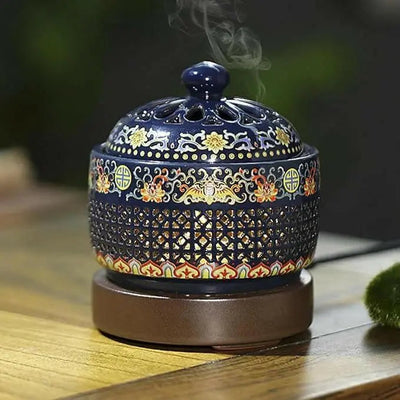 Ceramic Electric Incense Burner, Electronic Aroma Diffuser